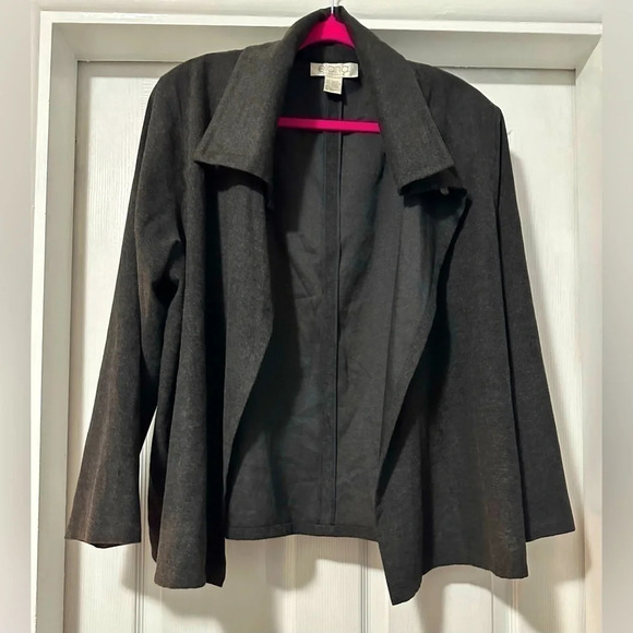 Elana by Tanner Gray Open Front Swing Jacket - Picture 1 of 13